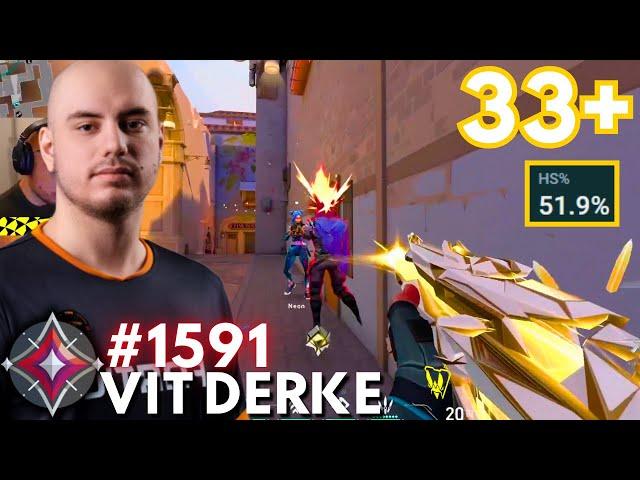 VIT Derke is The BEST JETT in Valorant! 51.9 HS! [EU]