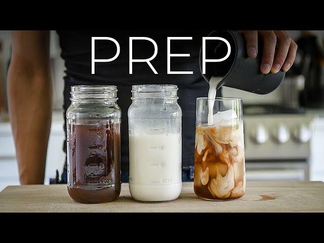 Cold Iced Coffee Recipe to BREW TODAY and have prep for the week