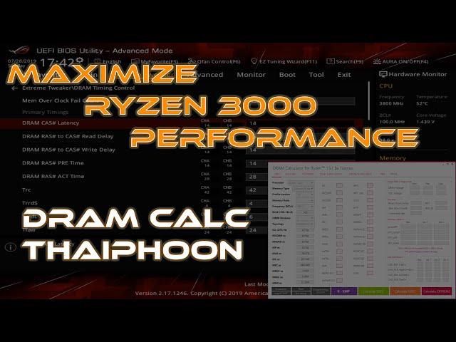 How to maximize Ryzen 3000 memory performance and all things Zen - Typhoon Burner and DRAM Tool