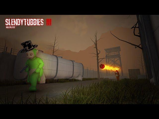 Slendytubbies 3 Multiplayer - Survival: Military Base (Dusk) [Impossible]