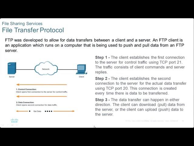 Lecture 46: CCNA 1: (Modules 14 -15 -16): Network Application Communications | FTP.