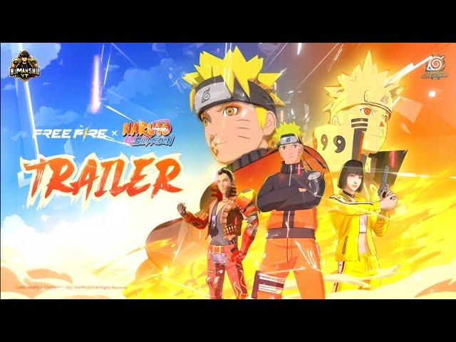 Trailer | Free Fire x NARUTO SHIPPUDEN #freefire #naruto @GarenaFreeFireGlobal