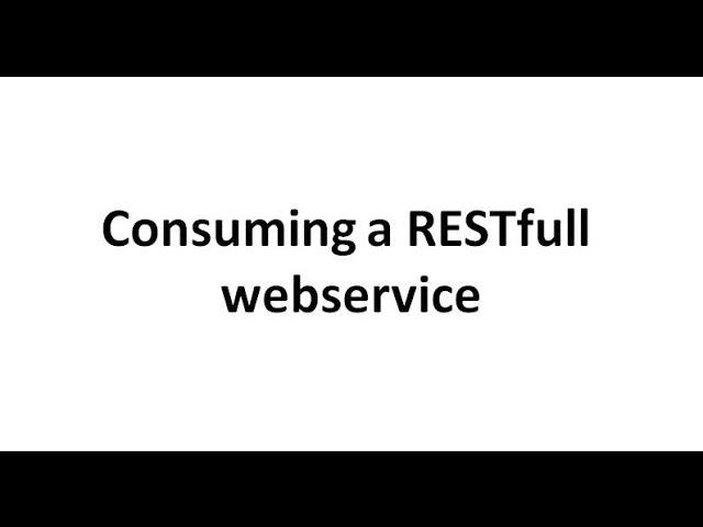 Consuming a RESTful webservice in PHP