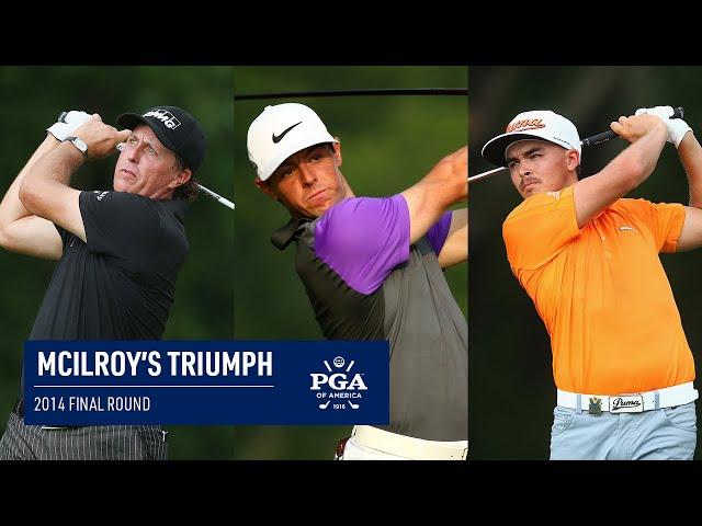 Rory McIlroy vs Rickie Fowler vs Phil Mickelson | 2014 PGA Championship Final Round