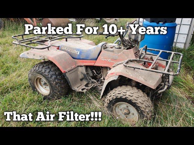 Will It Run? Suzuki ATV Barn Find Part 1 / 2