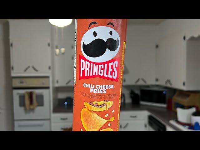 Pringles chili cheese fries chip review