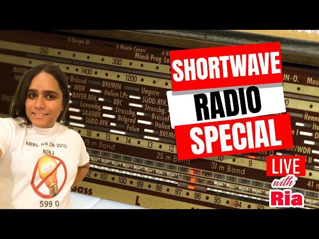 How to listen to the shortwaves - SWLing 101 - LIVE with Ria!