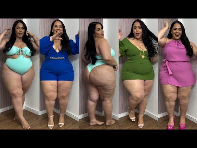 Fashion nova plus size haul 2024 #bikini