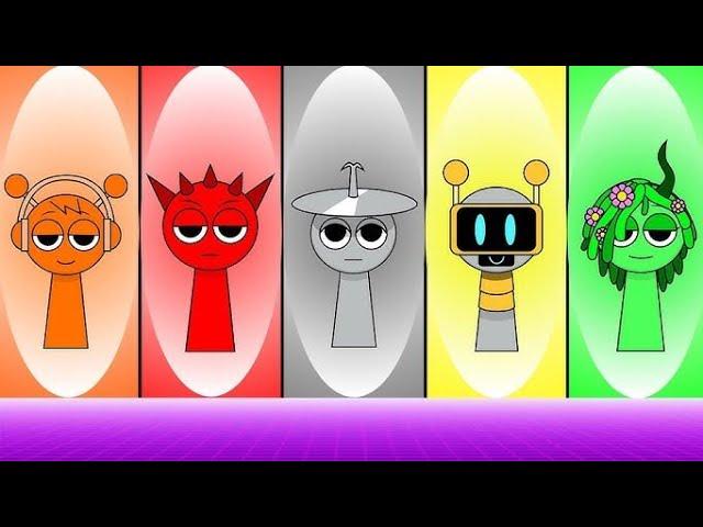 SPRUNKI INCREDIBOX BUT ALL SUN PHASE 1-16 #sprunki #incredibox #shorts