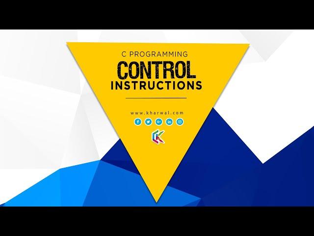 Control Instructions In C Programming