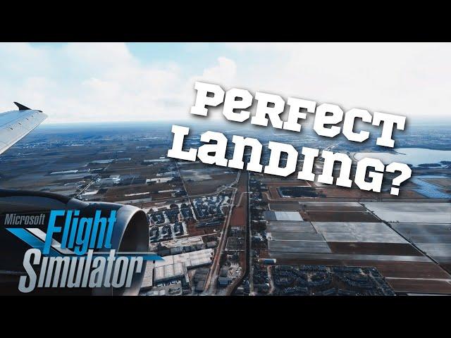 Perfect Landing on a Perfect Day: Watch as Pilot Glides Plane into Rotterdam with Ease