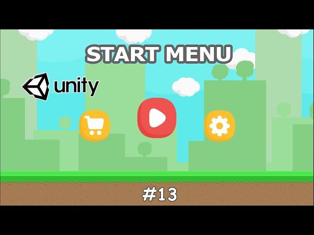 Start Menu in UNITY - 2D Platformer