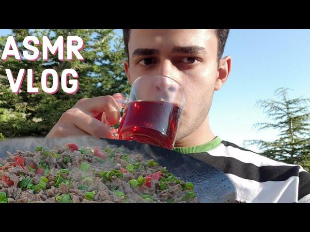 Dağda Sac Tava Yemek ASMR Türkçe | Rahatlatıcı ASMR | VLOG ASMR | Enomen | Türkçe ASMR