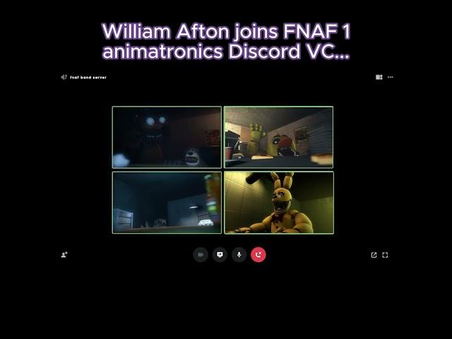 William Afton joins FNAF 1 animatronics on Discord...