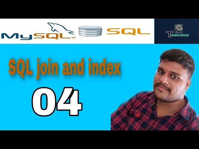 SQL index and SQL join | CBSE | class 11th and 12th | tweakandtools