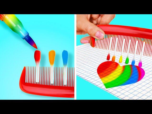 Drawing & Painting Challenge! School Drawing Ideas & Tricks by YayTime! FUN