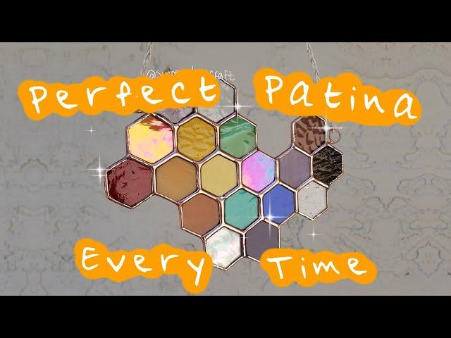 Stained Glass Patina & Polish Tutorial :: PERFECT Patina Every Time!