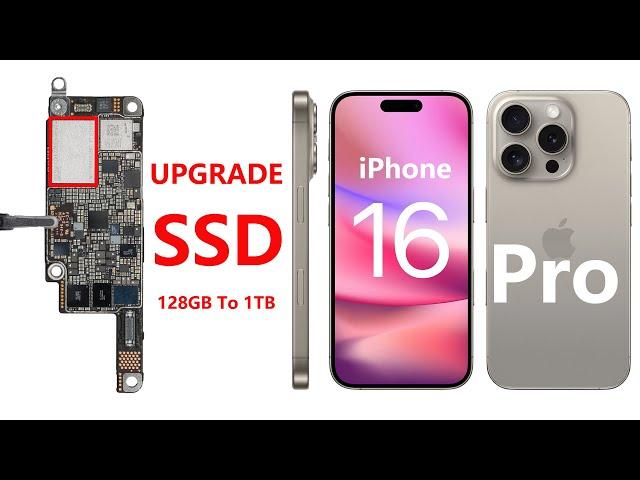 iPhone 16 Pro UPGRADE SSD | 128GB To 1TB