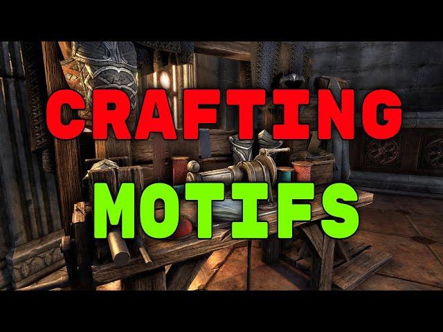 ESO Motifs Explained! What Is A Motif? Crafting Motifs Equipment Gear Appearance PS4 /5 Xbox Or PC