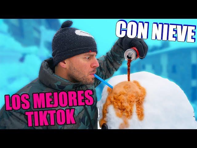 LOS MEJORES TIK TOK CON NIEVE Itarte Vlogs