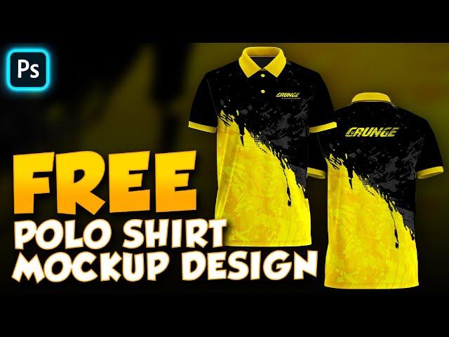 FREE POLO SHIRT MOCKUP DESIGN (FREE TSHIRT MOCKUP PSD)