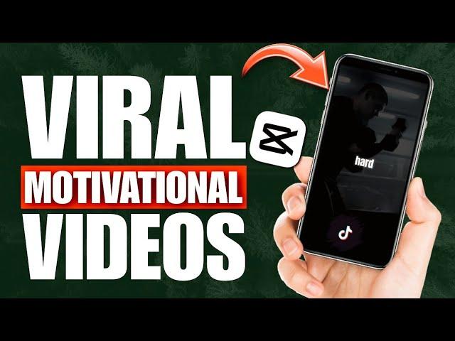 How to make a motivational video for TikTok with CapCut | CapCut Editing Tutorial