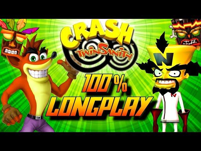 Crash Twinsanity - Complete 100% Walkthrough (All Gems/All Crystals) HD