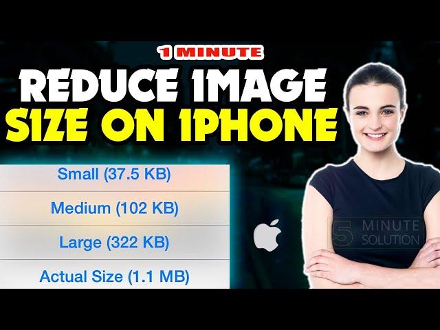 How to reduce image size on iphone or iPad 2024