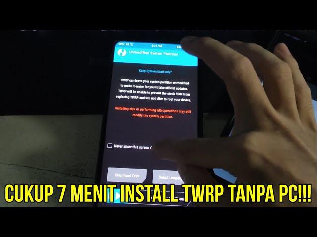 Pasang Twrp Lewat 1 Hp & Aplikasi? Cara Install Twrp Tanpa PC