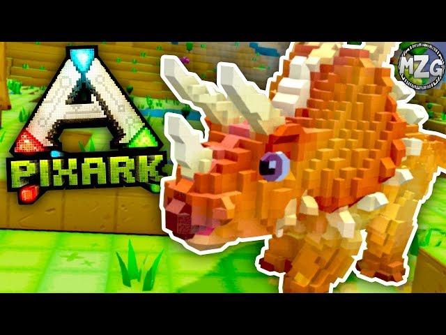 MINECRAFT WITH DINOSAURS!? - PixARK Gameplay Walkthrough - Episode 1 (PC)