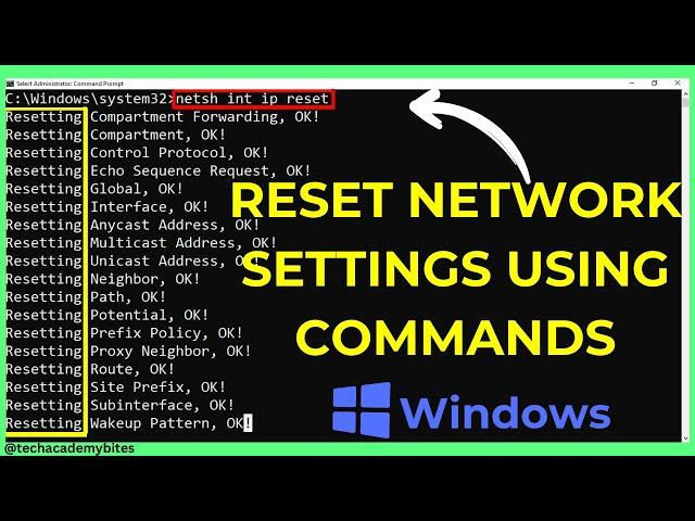 How to Reset Computer Network Settings Using CMD Fix Wifi Internet Connections