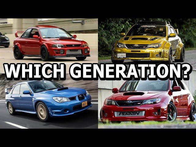 THE BEST SUBARU WRX GENERATION IS...