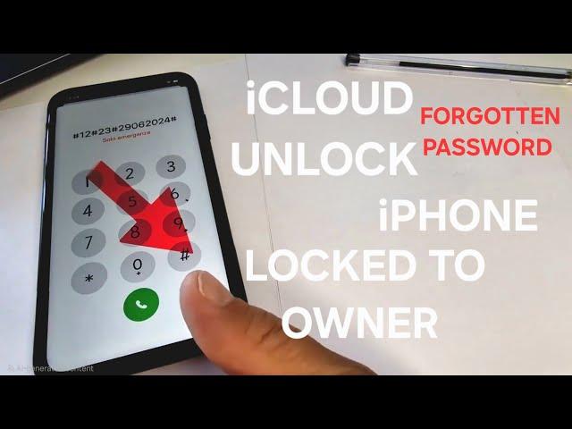 How to iCloud Unlock iPhone Locked to Owner with Forgotten Password