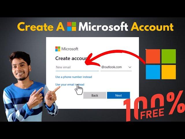 How To Create A Microsoft Account Free 2023 | Microsoft Account Kaise Banaye Windows 10 | In Hindi