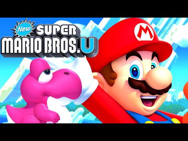 New Super Mario Bros. U Walkthrough Part 1 - Acorn Plains 100%