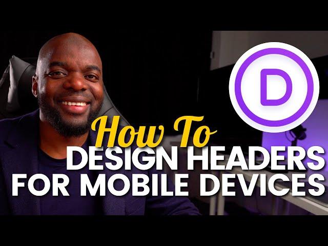 Divi Theme Tutorial | How to design headers for mobile devices