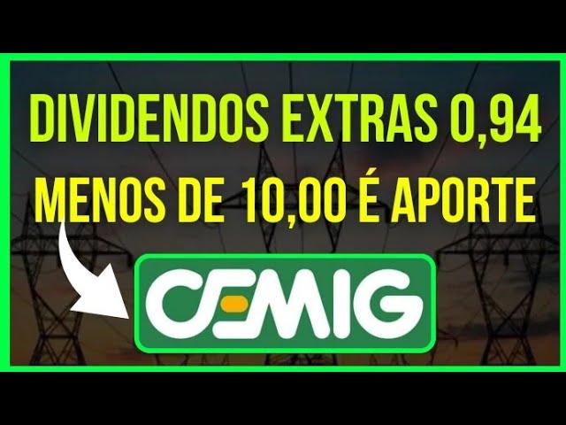 CMIG4 - CEMIG Queda é OPORTUNIDADE ? Com DIVIDENDOS BILIONÁRIOS. #dividendos #cemig #investidor