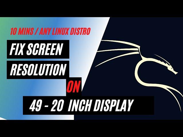 How To Fix The Screen Resolution Of Any Ultra-wide Display On Any Linux Distribution