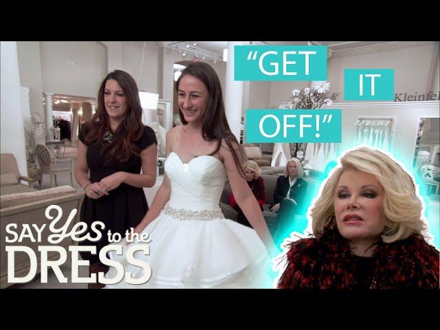 Fashion Critic Joan Rivers Weighs In On Bride's Dresses! | Say Yes To The Dress