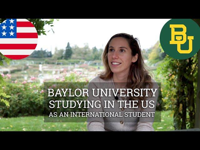 How I studied in the US as an International Student (daily life at Baylor University in Waco, Texas)