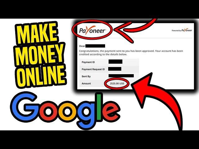 Make Money Online Searching GOOGLE.. Without PayPal?? (Payoneer)