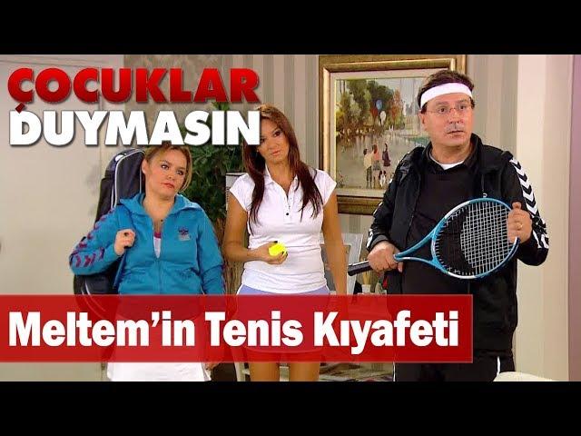 Haluk, Meltem'in tenis kıyafetini kıskanıyor!  - Çocuklar Duymasın