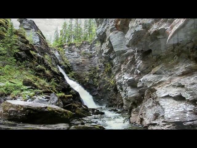 Brakkåfallet - Vildmarksvägen Jämtland, Sweden