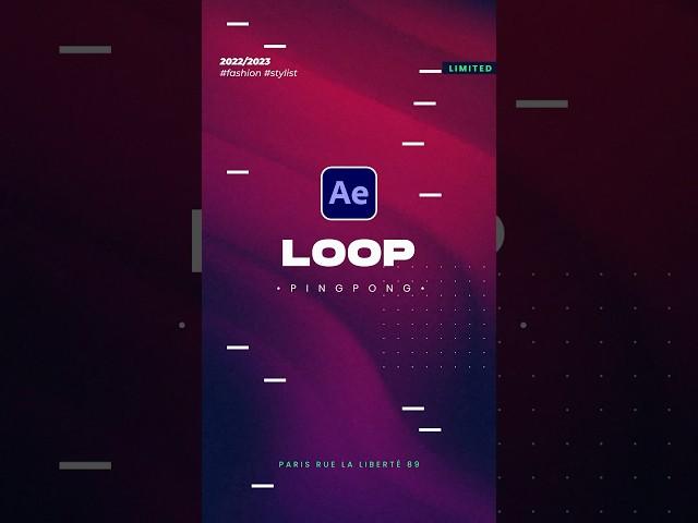 Repeat & Loop Your Animations Forever in After Effects