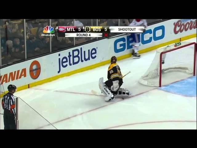 Full shootout Mar 27 2013 Montreal Canadiens vs Boston Bruins NHL Hockey