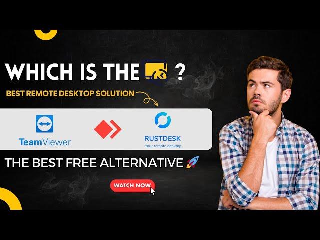 Who Wins? RustDesk, AnyDesk, or TeamViewer | Best Remote Desktop Tool 2024 | Hindi