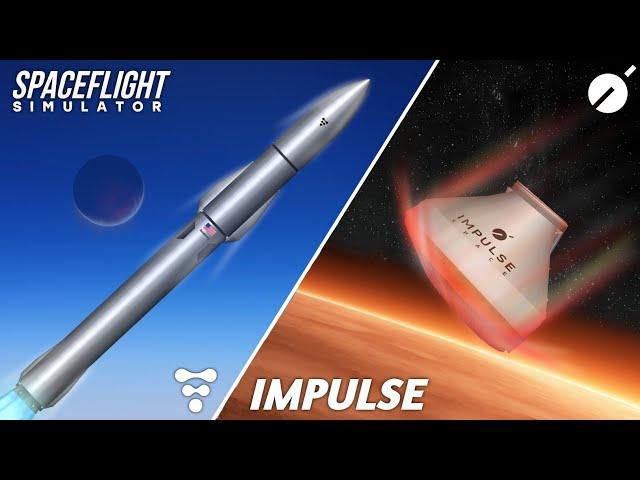 Relativity Space Terran R Rocket Launch To Mars in Spaceflight Simulator