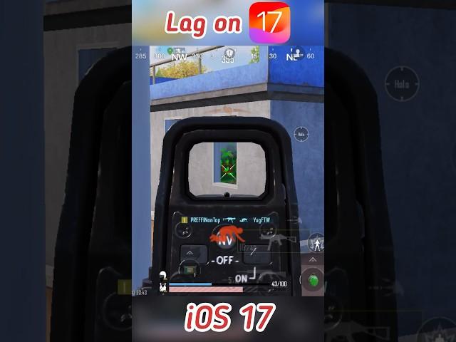 iOS 17 Bgmi Lag  #ios17 #bgmi #preffin