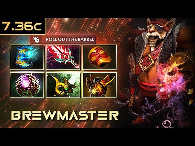 [OFFLANE] MOO BREWMASTER 7.36 | #Dota2 #4K