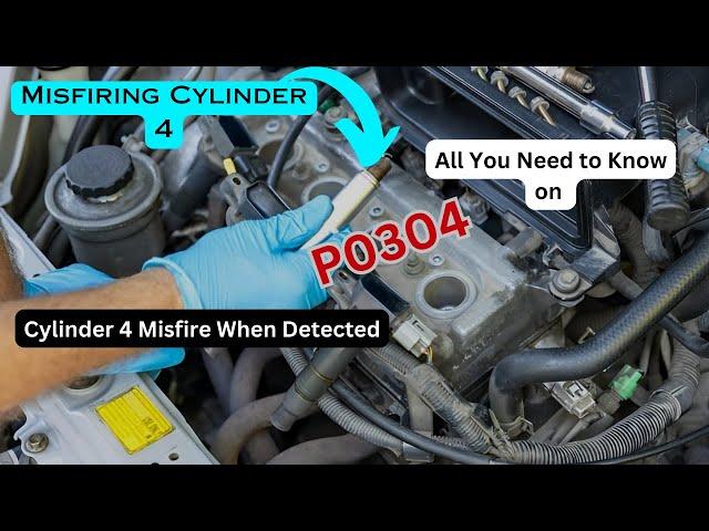 Misfiring Cylinder 4 : All You Need to Know on P0304 Cylinder 4 Misfire When Detected